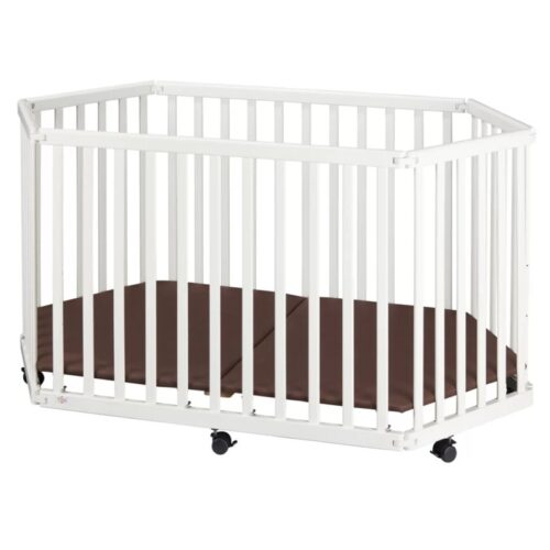 Playpen 6-cornered white