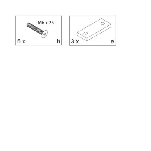 tiSsi® Schraubenbeschlagset für Laufgitter